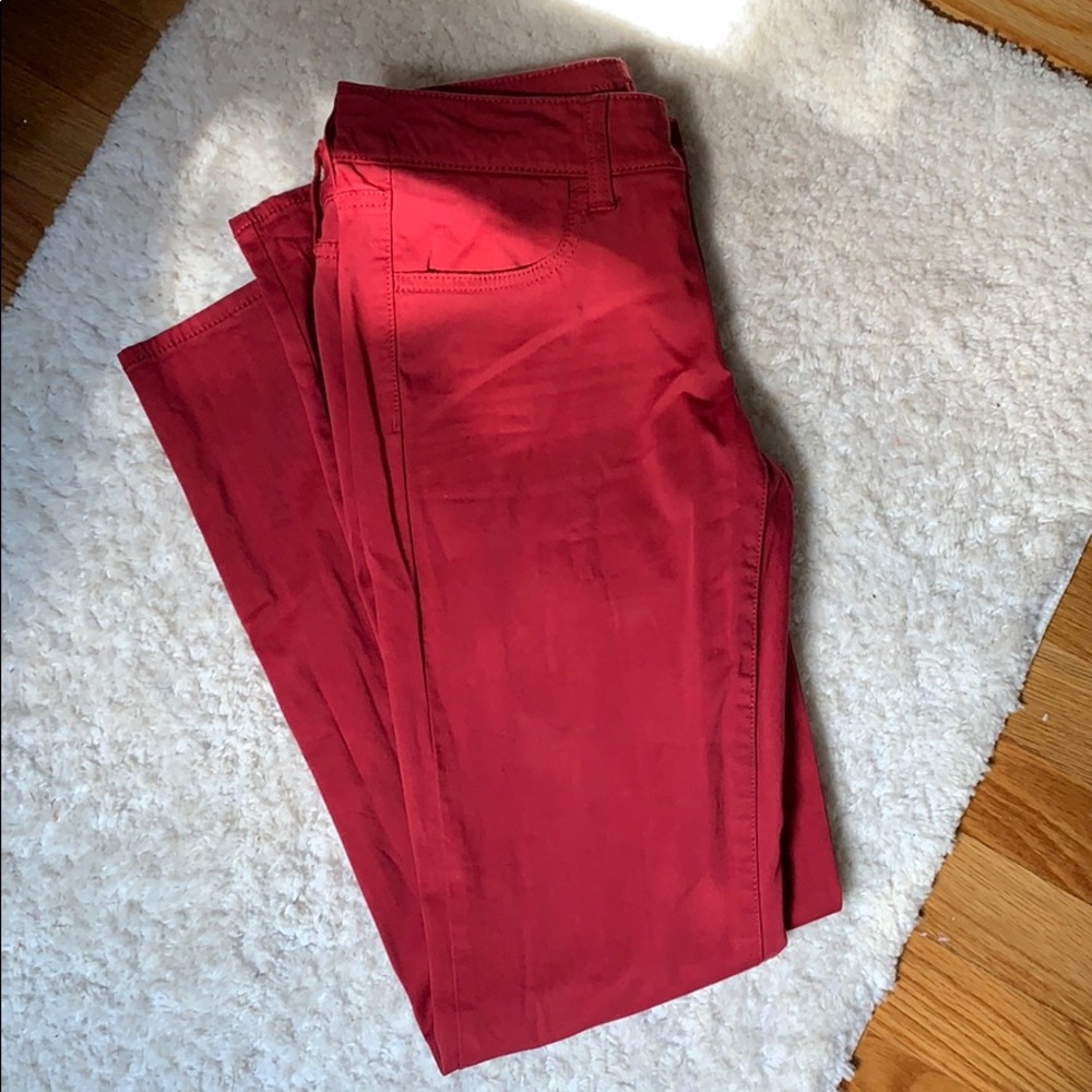 American Eagle Red Jeans